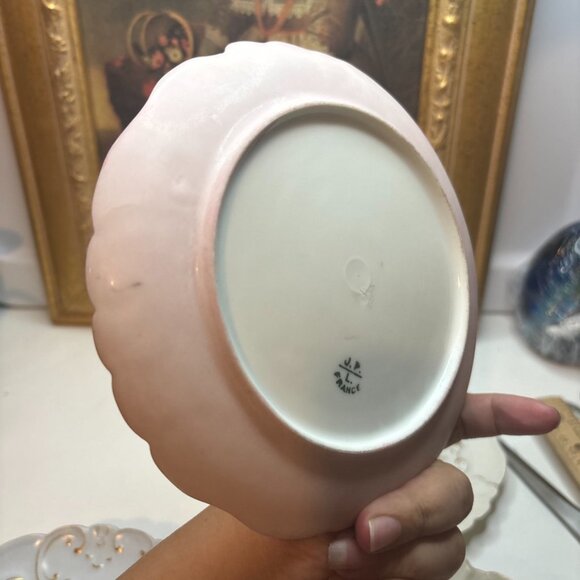 6 Hand Painted Plates Wetland Scenes Vtg J.P. Limoges France 6”W - Picture 11 of 16